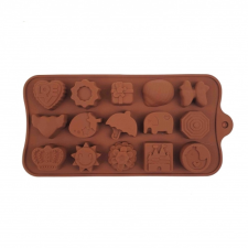  SZILIKON BONBON FORMA - ELEFÁNT, KASTÉLY, KORONA sütés és főzés