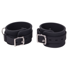  Szilikon csuklószorító DELUXE Fekete bilincs, kötöző