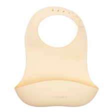 Szilikon előke New Baby bézs előke