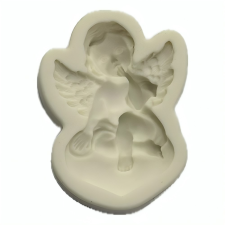  Szilikon fondant és marcipán mintázó-Angyalka 6x8,3cm sütés és főzés