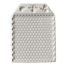 Szilikon fondant és marcipán mintázó-Méhsejt 12,7x18,3cm sütés és főzés
