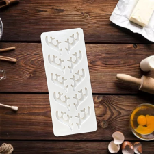 Szilikon fondant és marcipán mintázó-Szarvas agancs 9,5x23cm sütés és főzés