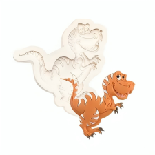 Szilikon fondant és marcipán mintázó-T-Rex 7x8cm sütés és főzés