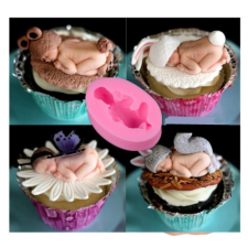 SZILIKON FONDANT MINTÁZÓ - FEKVŐ BABA sütés és főzés