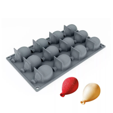  Szilikon forma, mousse forma-12 adag lufi sütés és főzés