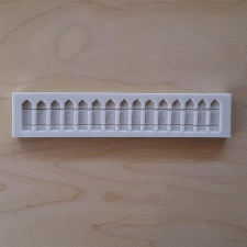  Szilikon formázó, kerítés. Mérete: 180x35 mm dekorációs kellék