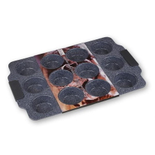  Szilikon fülű tapadásmentes 12 adagos muffin sütőforma edény