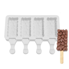  Szilikon jégkrém készítő- szív mintás sütés és főzés