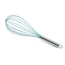 Szilikon kézi habverő, kék - 29 cm konyhai eszköz