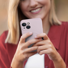 Szilikon Mag Cover tok IPHONE 11 rózsaszínű tok és táska