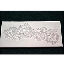  Szilikon mintázó csipke, mérete: 160x75 mm dekorációs kellék