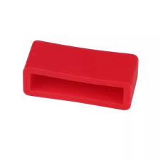 Szilikon óraszíj bújtató, piros, 22mm óraszíj