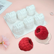  Szilikon Óriás Málna Forma – 6 részes sütés és főzés