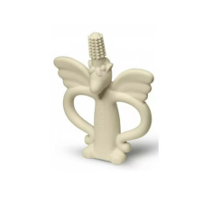  Szilikon rágóka és fogkefe 2 az egyben Mimijo – beige rágóka