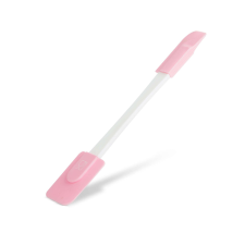  Szilikon spatula - rózsaszín, kétoldalú - 24,5 x 4,5 cm konyhai eszköz