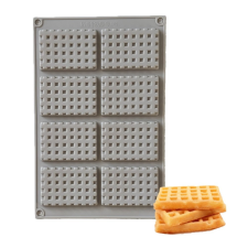 Szilikon sütemény forma-Mini gofri, waffel 18,5x28cm sütés és főzés