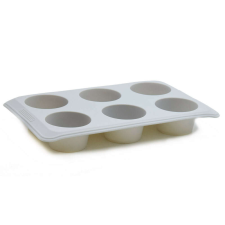 Szilikon sütőforma, 6 db muffinhoz edény