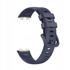 Szilikon szíj Huawei Band 8 / Band 9 telefonhoz, sötétkék okosóra kellék