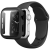 Szilikon szíj+ tok Apple Watch 44mm szilikon óraszíj és tok fekete