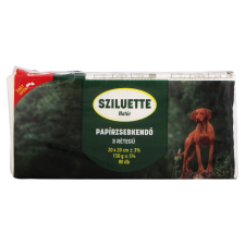 Sziluette papírzsebkendő 80db 3 rétegű classic higiéniai papíráru
