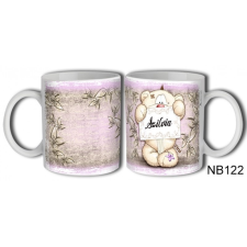  Szilvia bögre tányér és evőeszköz