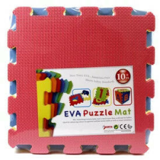  Színes 10 darabos habszivacs szőnyeg puzzle játszószőnyeg