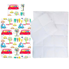  Színes autós, kisállatos ovis ágynemű szett babaágynemű, babapléd