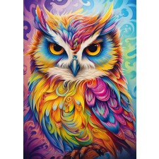 Színes bagoly puzzle 1000 db-os puzzle, kirakós