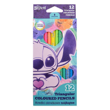  Színes ceruza COOLPACK Lilo és Stitch háromszögletű 12 darabos pasztell dobozos színes ceruza