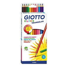  Színes ceruza GIOTTO Elios Wood Free háromszögletű 12 db/készlet színes ceruza