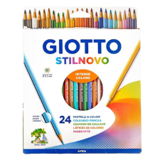  Színes ceruza GIOTTO Stilnovo hatszögletű 24 db/készlet színes ceruza