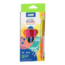 Színes ceruza Junior Ultra dual háromszög alakú, 12 darabos színes ceruza