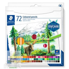 Színes ceruza készlet, hatszögletű, STAEDTLER "146 C", 72 különböző szín színes ceruza