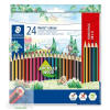  Színes ceruza készlet, hatszögletű, STAEDTLER "Noris Colour 185", 20+4 különböző szín