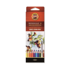  Színes ceruza KOH-I-NOOR 3717 Mondeluz Aquarell hatszögletű 18 db/készlet színes ceruza
