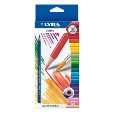  Színes ceruza LYRA Osiris aquarell ecsettel 12 db/készlet színes ceruza