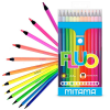  Színes ceruza Mitama Fluo 12 db-os klt. kerek, újrahasznosított