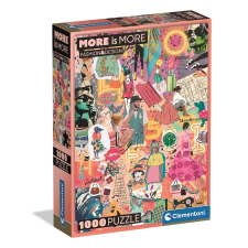 SZÍNES Divat Design 1000 db-os Compact puzzle Clementoni puzzle, kirakós