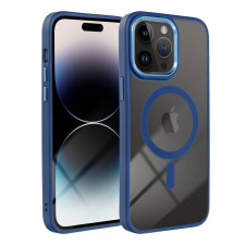 Színes Edge Mag Cover tok Magsafe kompatibilis iPhone 15 PRO tengerészkék tok és táska