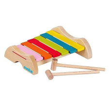 Színes fa xilofon (44593) játékhangszer