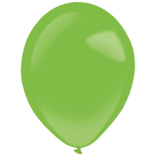 SZÍNES Festive Green léggömb, lufi 100 db-os 5 inch (13 cm) party kellék