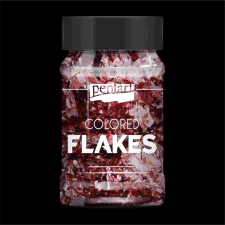  Színes fólia pehely min. 1 g, pink dekorációs kellék