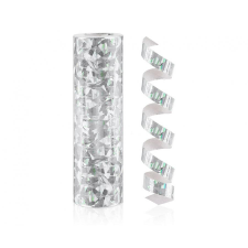 SZÍNES Holographic Silver, Ezüst szerpentin 4 m party kellék