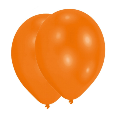 SZÍNES Léggömb, lufi 25 db-os 11 inch (27,5 cm) Orange party kellék