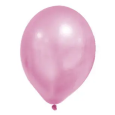 SZÍNES Metallic Pink Pastel léggömb, lufi 8 db-os party kellék