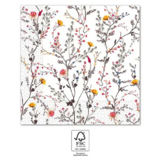 SZÍNES Modern Branches, Színes szalvéta 20 db-os, 33x33 cm FSC party kellék