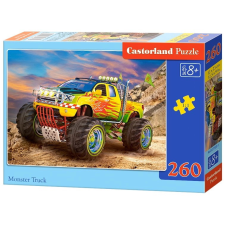 színes monster truck puzzle 260 darabos puzzle, kirakós