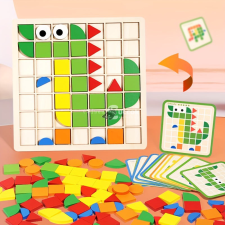  Színes mozaik kirakó játék puzzle, kirakós