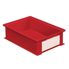  Színes műanyag PS szállítóláda (16,2 l), piros kerti tárolás