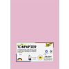  Színes papír, A4, 130 g, 100 lap, FOLIA, világos rózsaszín